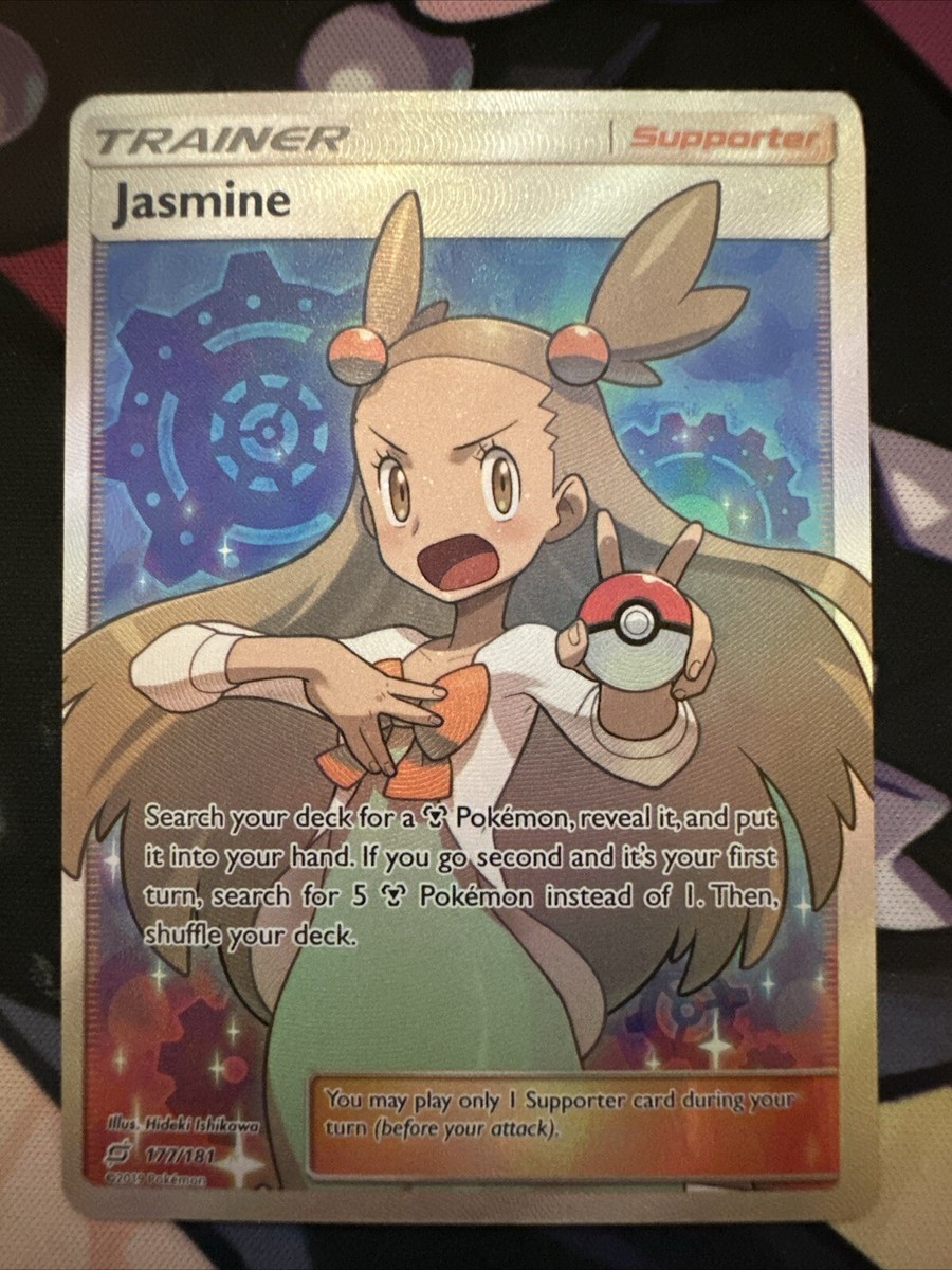 Pokemon TCG Jasmine 177/181 Full Art Ultra Rare Sun & Moon - Team
