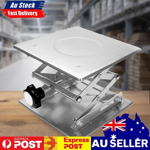 Plateforme Élévatrice Lab Jack 360° – Alliage Aluminium 6,5 Cm Levage – Support Précis Bricolage & Expériences