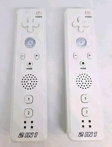 2x Controller Wii Remote Built in Motion Plus Wireless Gamepad For Wii Wii U - Picture 3 of 3