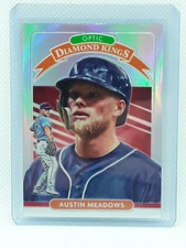 Austin Meadows 2020 Optic Baseball - Diamond Kings HOLO SILVER - Tampa Bay Rays