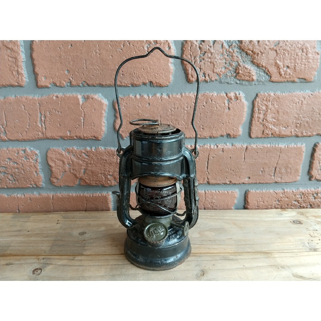 Original Nier Feuerhand Nr 75 Atom Lantern dark red Model
