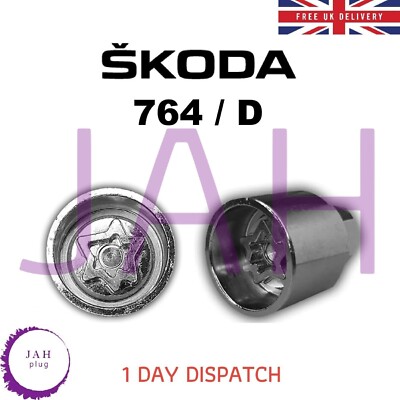 SKODA 764 D RADMUTTERVERRIEGELUNG SICHERHEITSBOLZEN HAUPTSCHLÜSSELBUCHSE, WNLK, UK