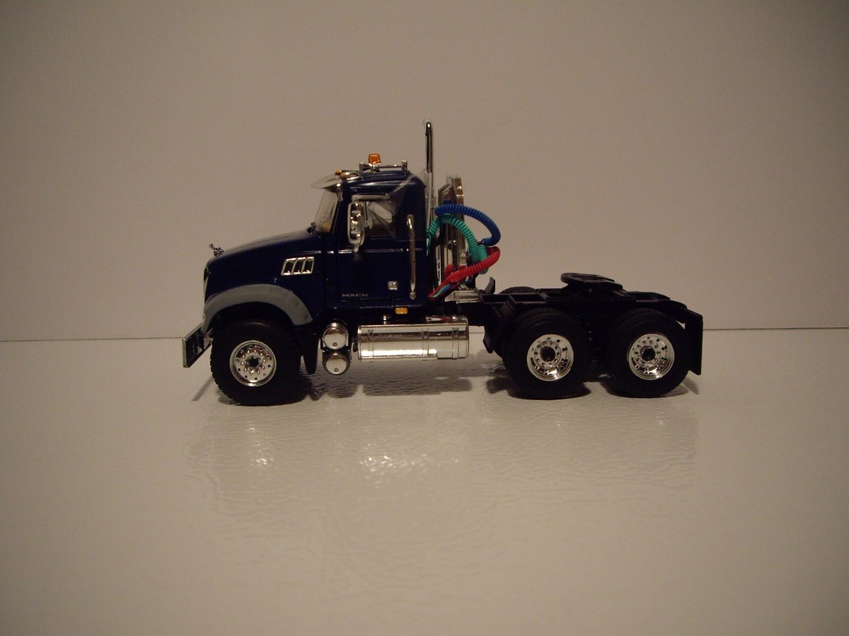 FIRST GEAR 1/50 BLUE MACK GRANITE MP DAY CAB SAME SCALE AS DIECAST