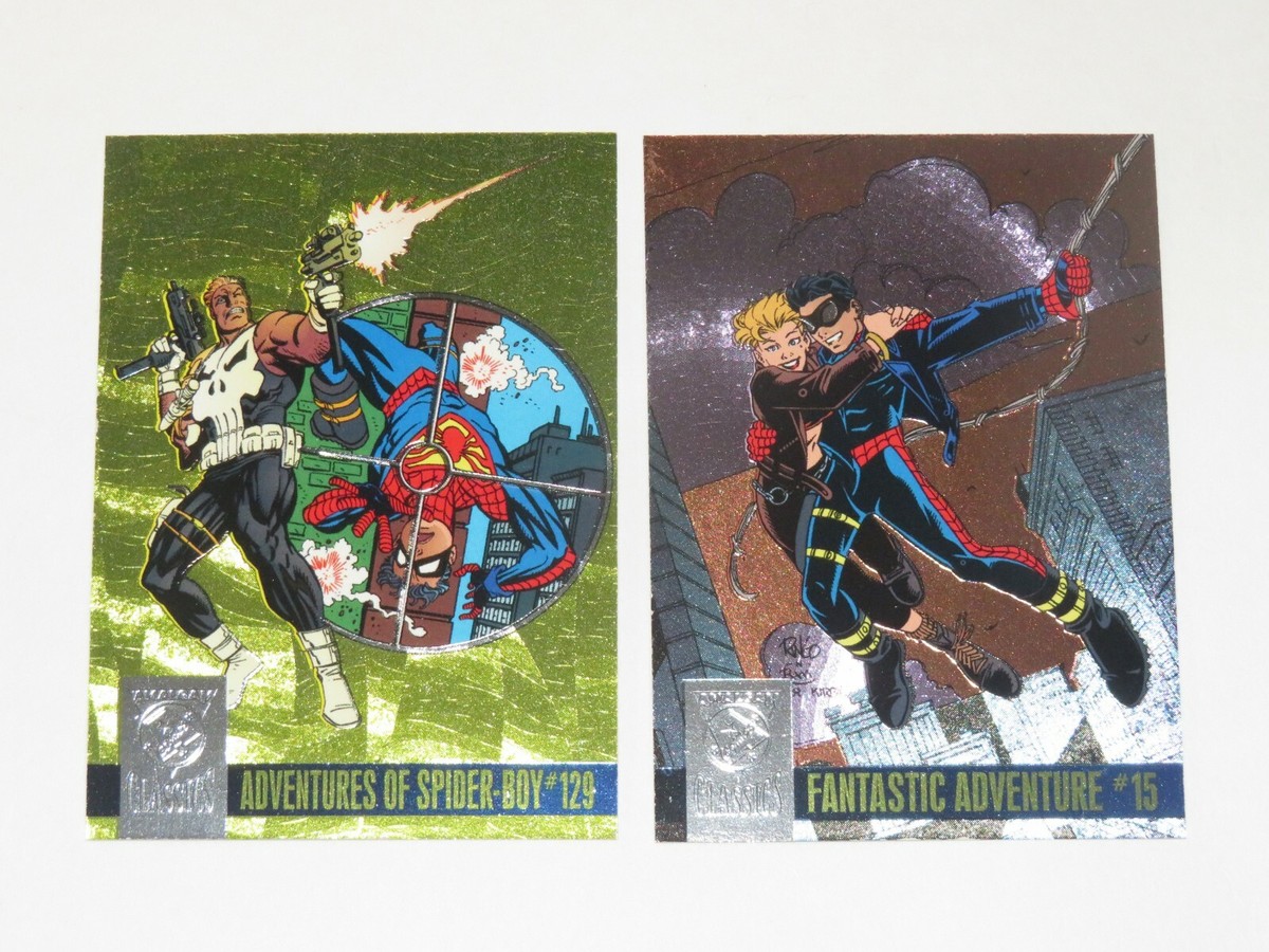 MARVEL - ダリ 1996 FLEER AMALGAM MARVEL VS DC POWERBLAST INSERT 9 CARD SET