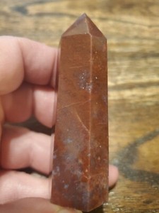 Red Moss Agate Point Tower Crystal 2.78in tall, 55g | eBay