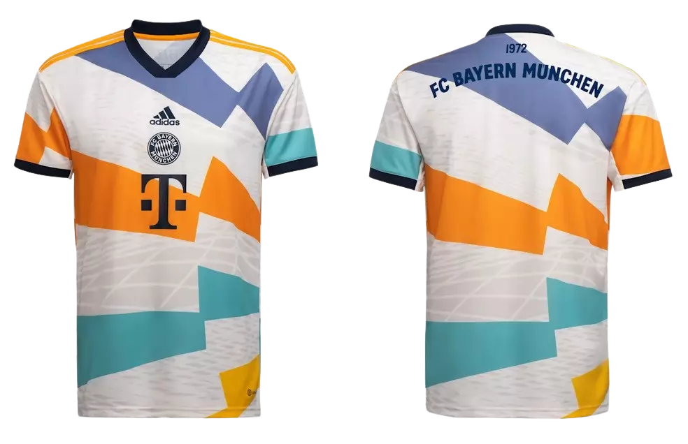 Jersey adidas FC Bayern 2022 2023 special jersey I 50 years Olympic 1972