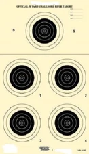 A-23/5 Official 50 Yard Smallbore Rifle Target, (paper) (100)