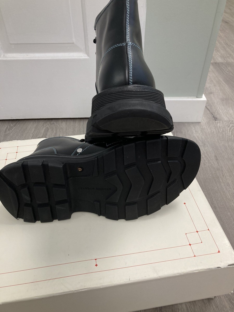 Alexander McQueen Tread Lace boot. Size 40 which fits like 8-8.5 usa. Alexander McQueen Tread Lace Boot. Size 8 USA 40 EU. | eBay main image 4
