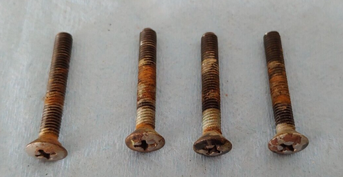 Set (4) Bell & Howell FILMOSOUND 179 Speaker Cab MOUNTING SCREWS, BOLTS, WASHERS - Picture 10 of 10