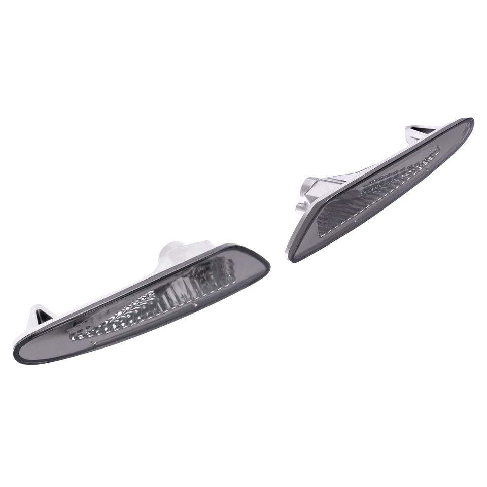 Luces de señalización laterales de parachoques de humo para Mercedes Benz R230 Clase SL AMG 2003-2006 Foto 4 de 4