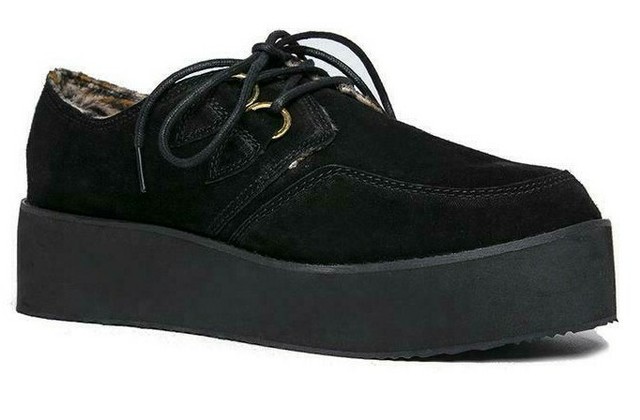 mens black platform shoes