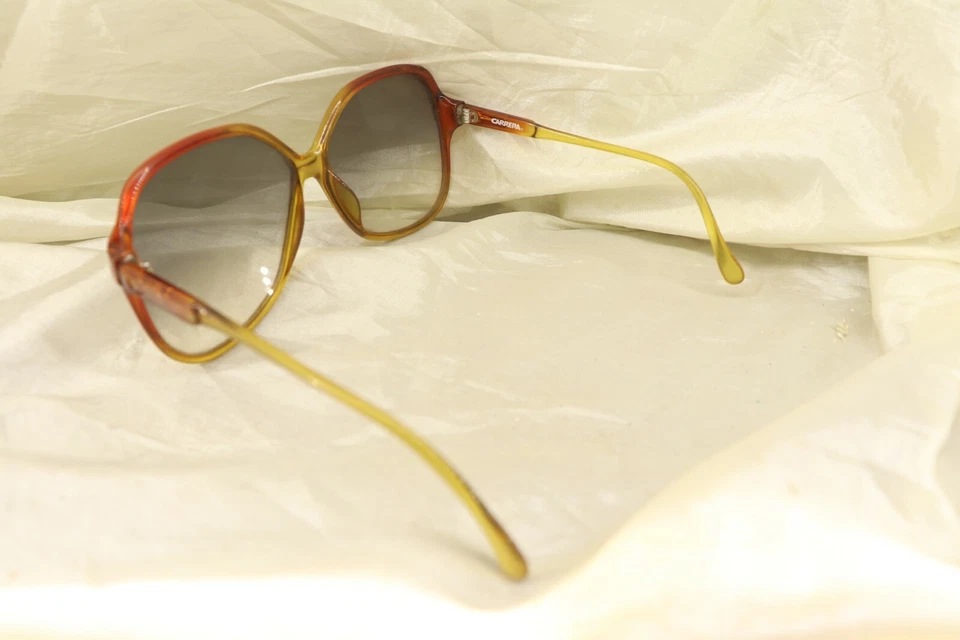 CARRERA 5578 30 Sunglasses Made In Germany Brown Yellow Oversize Glasses 80s - Image 4 of 4