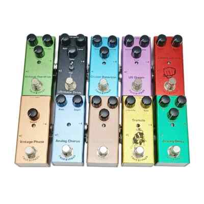 New Electric Guitar Pedal Vintage overdrive/Classic Chorus/Vintage Phase/Tremolo