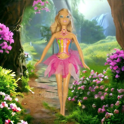BARBIE L3905 FAIRYTOPIA MAGIC OF THE RAINBOW ELINA (DVD GAME) / MATTEL 2007