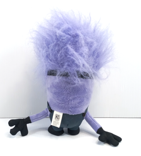 Paquete de 2 juguetes de peluche Despicable Me 2 Purple Evil Minions buen estado 30 cm - Imagen 5 de 11