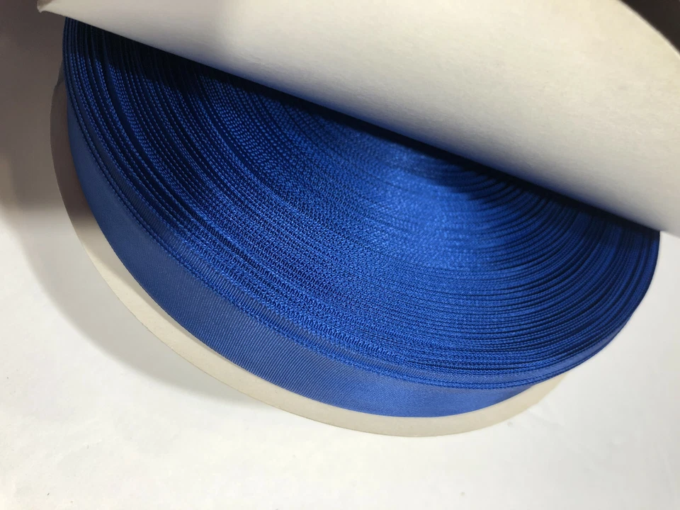 100 YDS ROYAL BLUE TAFFETA RIBBON 3/4"  RAYON, by Schiff NEW! BEAUTIFUL! CRAFTS - Image 4 of 4