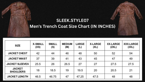 Real Black Long Lambskin Mens Leather Trench Coat Stylish Festive Wear Slim Fit - Picture 4 of 16