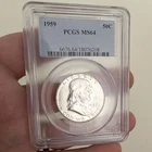 1959 Franklin Half Dollar 50C PCGS MS64 Philadelphia Silver KM#199 Cert 18076208