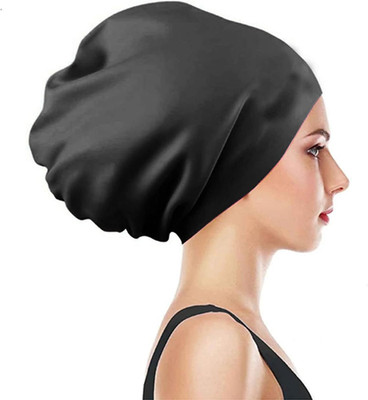 Badekappe Lange Haare Silikon Damen Herren Wasserdicht