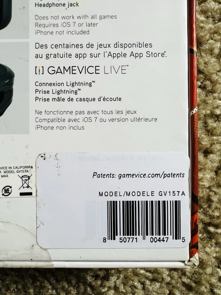 New! Gamevice Apple MFi Certified Game Controller for iPhone - Black (GV157A) - Image 4 of 4