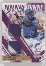 2019 Elite Extra Edition Dual Prospect Materials Purple 8/25 Keibert Ruiz 8d2