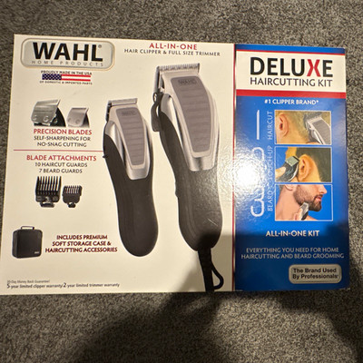 Wahl Deluxe All-in-One Haircutting Kit for Hair and Beard Brand New in Box