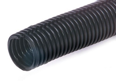 Grote 83-8003 Split Flex Tubing, Black, 1/4'', 50'
