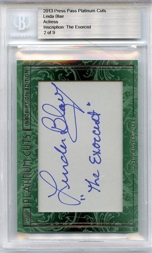 2013 PRESS PASS PLATINUM CUTS LINDA BLAIR ACTRESS 2 OF 9 - Picture 1 of 1