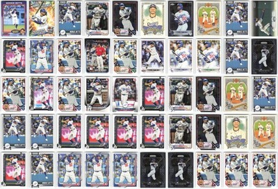 Mookie Betts Lot of 50 MLB Baseball Cards Collection - Exact Cards Shown