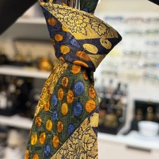 Givenchy Silk Vintage Colorful Patterned Tie -