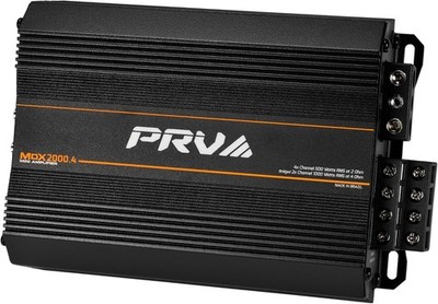 PRV AUDIO MDX2000.4 2 OHM 4-CHANNEL FULL-RANGE MINI AMPLIFIER 4 x 500W RMS @ 2Ω