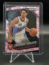 2024-25 Panini Cherry Blossom Prizm Black Zaccharie Risacher Hawks RC #13/20🔥