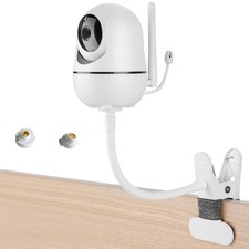 Flexible White Baby Monitor Stand Wall Mount Holder for HelloBaby Compatible