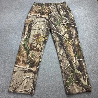 Pantalon Realtree adulte 34 x 32 marron vêtements de travail camouflage doubl... - Photo 1/4