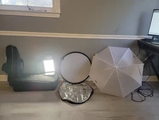 GVM 2 Great Video Maker LED Video Lights Adjustable Brightness & Color W Extras