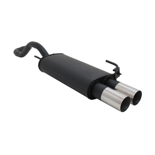 Novus Sportauspuff FüR VW Polo 4 6N / 6N2 2X76 Rl-Design EndschalldäMpfer ABE-image