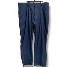 Orvis Men’s Tech Pants 38x30 Stretch Water Repellent Nylon Outdoor Navy Blue