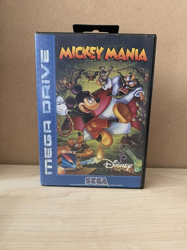 Sega Mega Drive Mickey Mania Video Game PAL UK, Boxed