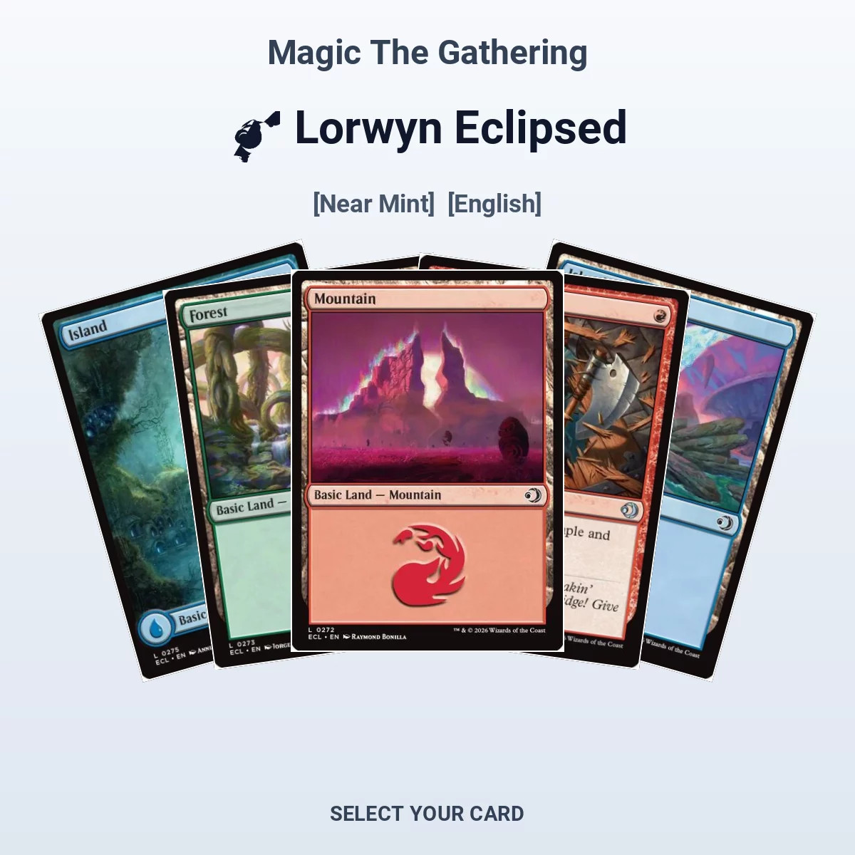 Magic The Gathering Lorwyn Eclipsed - Select Your Cards (NM)