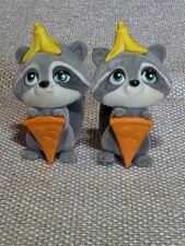 Barbie Pets Blind Bag Series 10 Raccoon Figures Fuzzy Texture Set of 2
