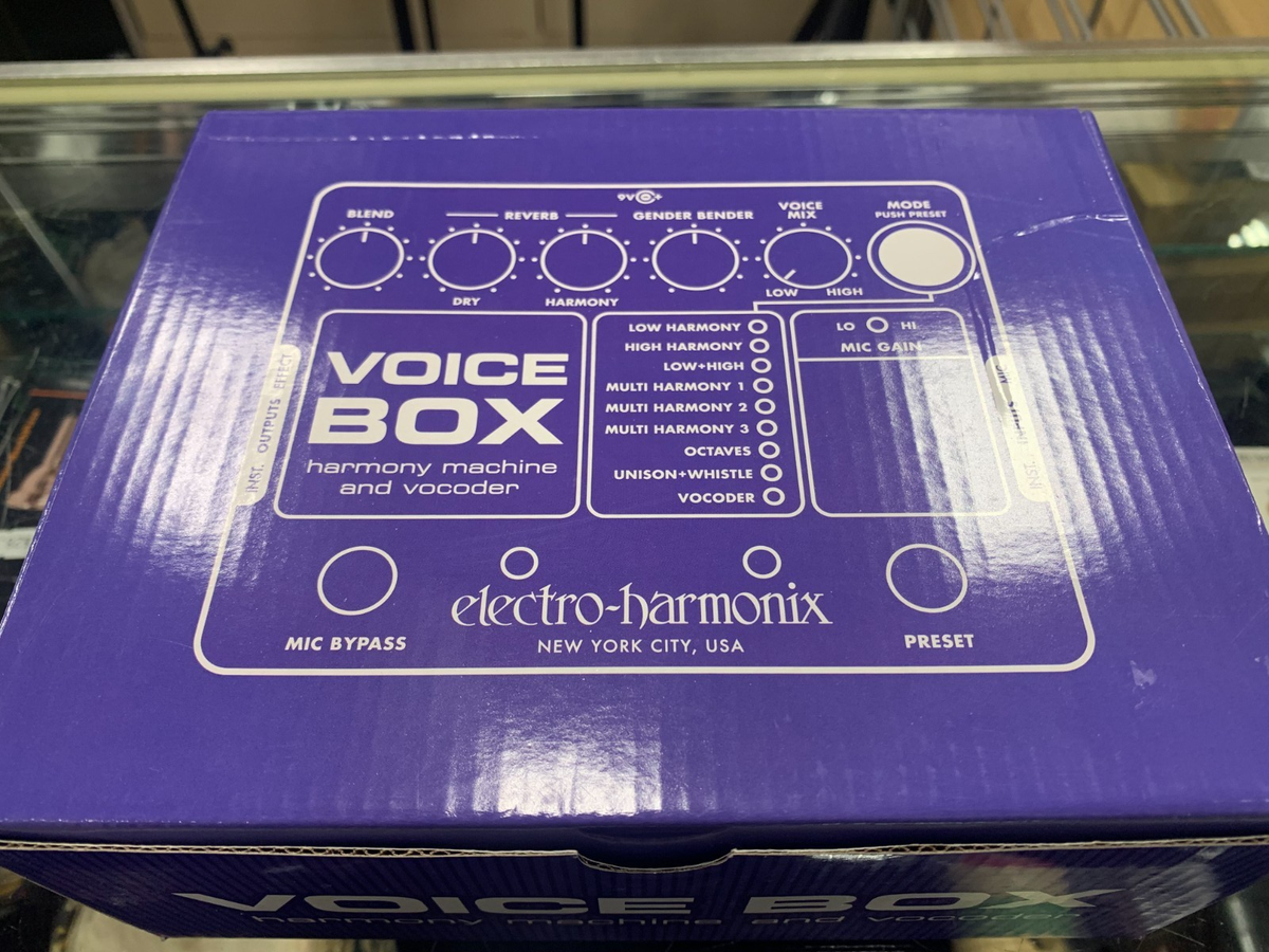 G*d様 Electro Harmonix Voice Box VOCORDER New Electro-Harmonix Voice Box Harmony Machine and Vocoder. | eBay