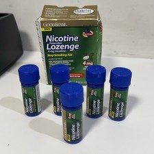 Nicotine Lozenge 4mg Mint Flavor Box Of 135 mini Lozenges . Stop Smoking Aid