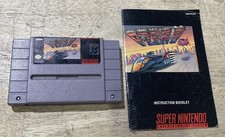 F-Zero for SNES With Instruction Booklet