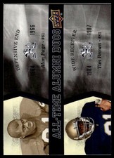 2013 Upper Deck University of Notre Dame #ATAD-PB Alan Page / Tim Brown