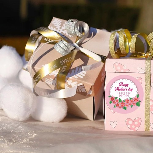 500pcs Happy Mother's Day Gift Tag Sticker Roll 1inch, Mother  - Picture 7 of 8