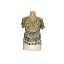 INC International Concepts Green Blouse, Women's L