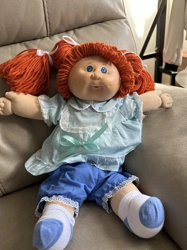 Cabbage Patch Kids Coleco 1978–1982 Doll, Red Hair, Blue Eyes, Vintage