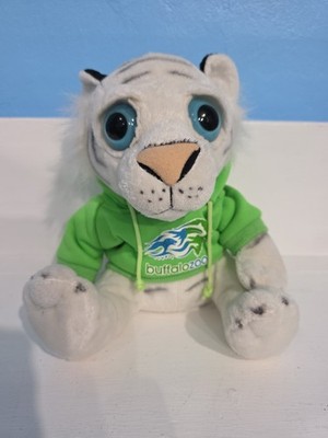 Buffalo Zoo White Tiger 12in Plush W Sweatshirt