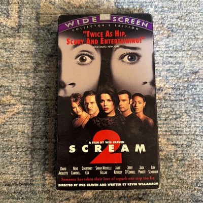 Scream 2 VHS 1997 Horror Neve Campbell Courtney Cox David Arquette