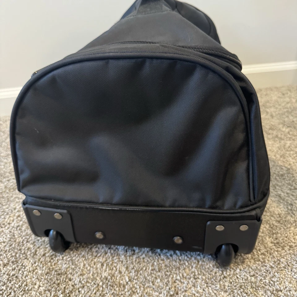 Samsonite Andante 2 Wheeled Rolling Duffel Bag 22 Inch Triple Black Luggage - Image 4 of 4